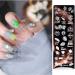 Nail Art Stamping Plates Set - Leaves, Dreamcatcher, Feather, Dandelion Image Templates - 4 Pcs - Buy Online on GoSupps.com