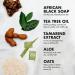 SheaMoisture African Black Soap 8 oz - Pack of 4 | Natural Chocolate Scent | Best Value Set - Buy Online on GoSupps.com