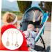 NOLITOY Gym Pendant Baby Chew Toys - Nursery Hanging Decor for Infants - 3pcs Baby Teething Toy Set - Buy Online on GoSupps.com