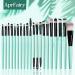 AprFairy 20-Piece Eye Makeup Brushes Set | Professional Eyeshadow & Eyeliner Blending Brushes with Soft Synthetic Wool - Buy Online on GoSupps.com