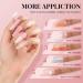 Morovan Solid Gel Builder Kit - Non-Sticky Nail Extension Gel with UV Light, Base Coat, Top Coat, 3D Mold - 6 Colors - Buy Online on GoSupps.com