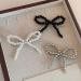hgnxa Elegant Hair Barrettes Accessory Stylish Pearls Bowknot Hair Clip Unique and Interesting Barrette Hairpin Jewelry Silver - Buy Online on GoSupps.com