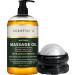 Cosmetasa Sore Muscle Massage Oil with Massage Ball Roller - Soothes Muscle and Joint Pain with Arnica Extract, Peppermint, Chamomile, and Lavender Oil