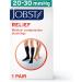 JOBST Relief Knee High Compression Socks 20-30 mmHg | Comfortable Unisex Closed Toe Design | Beige Large Full Calf Petite | International Shipping Available - Buy Online on GoSupps.com