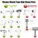Hairizone Universal Diffuser for Curly or Wavy Hair Styling - Achieve Maximum Volume and No-Frizz Results | Black Shiny Black - Buy Online on GoSupps.com