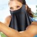 Face Cover For Sun UV Masque Cooling Sun Face Cover Sunscreen Masque Full Face Shield Face & Neck UV Protector Neck Gaiter SPF Sun Masque Black - Buy Online on GoSupps.com