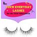 Fluffy Mink Lashes 12mm - Natural Look, Lifting Effect, Volume - 7 Pairs - Buy Online on GoSupps.com