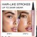 Fogrime Four-Head Split Liquid Eyebrow Pencil - Waterproof Long-Lasting Smudge-Proof - Ideal for Makeup Beginners - Convenient and Natural-Looking - 4 Colors Available (Light coffee) - Buy Online on GoSupps.com