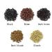 1000 Pcs Silicone Lined Micro Rings Links Beads for Hair Extensions Tool - Black, Dark Brown, Brown, Dark Blonde, Blonde - Buy Online on GoSupps.com