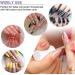 Magic Armor 504 PCs Coffin Nail Tips - Full Cover Acrylic Nails with Glue 10 Sizes Clear Ballerina Style Includes Nail Files & Clipper - Perfect for International Shipping - Buy Online on GoSupps.com