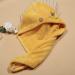 Quick-Drying Microfiber Hair Turban Towel - Soft Button Design for All Hair Types - 26x37 inches - Ideal for Women & Girls - Yellow - Buy Online on GoSupps.com