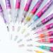12 Colors Ultra Thin Curve Manicure Marker Set - 12PCS | Precision Nail Art Pens - Buy Online on GoSupps.com