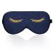 townssilk Silk Sleep mask with Adjustable Strap Comfortable and Super Soft Eye mask Ultimate Sleeping aid navyblue pattern4 Navymaskp4