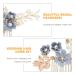 Toyvian 4pcs Rhinestone Hair Combs - Floral Bridal Headpiece with Crystals - Elegant Wedding & Evening Hair Accessories (Blue) - Buy Online on GoSupps.com