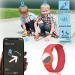 Dingfeiyu Airtag Waterproof Wristband - Adjustable Anti-Lost Bracelet for Kids & Adults - Red Nylon Band for Apple Airtag - Buy Online on GoSupps.com