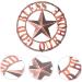 Cabilock Retro Wrought Iron Disc Wall Art Adornment Home Decoration God Bless Our Home Wall Decor Brown - Buy Online on GoSupps.com