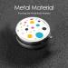 Buy Beautiful Polka Dot Mini Round Pill Box | 3 Compartment Travel Organizer | Portable Pill Holder for Home & Office - Buy Online on GoSupps.com