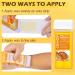 CENYEDA Honey Roll On Wax Cartridge 4 Pack with 50 Wax Strips - Hair Removal Kit - Buy Online on GoSupps.com
