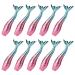 Lot de 10 Tubes Vides de Brillant L vres 3 G en Plastique Transparent Rechargeables pour DIY Maquillage L vres Applicateur Inclus Usage Quotidien Voyage