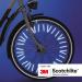 Salzmann 3M Spoke Reflectors for Bicycles - 72 Silver Pieces | High Visibility with 3M Scotchlite - Buy Online on GoSupps.com