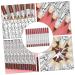 MAGICLULU 12pcs Waterproof Lip Liner & Lipstick Set | Makeup Accessories for Perfect Lip Contour - Buy Online on GoSupps.com