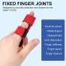 Altcompluser Finger Rail Support Set - 3-Piece Stabilizer for Broken Fingers Arthritis & Tendinitis | Black/Blue/Red - Buy Online on GoSupps.com