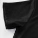 Girls Casual Button Front Tunic Top | Short Sleeve Knot Blouse | Kids T-Shirt | Size 6-7 Years | Color: Black - Buy Online on GoSupps.com