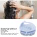 Shop Light Blue Scalp Massager & Shampoo Brush - Soft Silicone Grooming Comb for All Hair Types | International Shipping Available - Buy Online on GoSupps.com