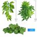 ERKOON Artificial Plastic Plant 3 Pieces Set Reptile Habitat and Aquarium Fish Terrarium Decor - Buy Online on GoSupps.com