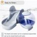 Automatic Cat and Dog Feeders Set - Gravity Pet Feeder and Waterer, Big Capacity for Small to Large Pets - Gray - Buy Online on GoSupps.com