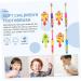 Minkissy Children's Suction Toothbrush Set - 4 Pack Fun Tooth Cleaning Toys for Kids - Best Children's Toothbrush for Effective Oral Care - Buy Online on GoSupps.com