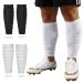 2 Pairs Football Leg Sleeve for Adults Youth Leg Sleeves For Men Football Calf Football Leg Sleeve. (BLA+WHI S)