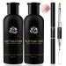 UNA GELLA Slip Solution Poly Nail Gel Extension Nail Gel Slip Solution With Brush Anti-stick Gel Liquid Solution Bottle Cap as A Cup Poly Gel Solution Liquid Easy DIY Gel Nail Extension Home 2PCS 4OZ