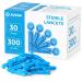 AUVON Blood Lancets  30 Gauge 300 Twist Top Diabetic Lancets for Blood Testing with Less Pain Design  Glucose Lancets Fit Most Standard Lancing Devices for Blood Sugar Kit Light Blue