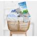 Breezeo Laundry Detergent Strips - Fresh Linen Scent - 48 Loads - Convenient Alternative to Pods, Liquids, or Powders - Ideal for Home, Dorm, Travel, Camping & Hand-Washing - Buy Online on GoSupps.com