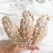 BEBEEPOO 2Pcs Pearl Velvet Wide Headbands - Vintage Style Hair Accessories - Buy Online on GoSupps.com