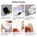 12 Pcs Nail Stamper Kit with Clear Jelly Silicone Stamping - DIY Manicure Nail Art Tools - Buy Online on GoSupps.com