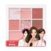 AMTS x True Beauty Edition, Some Love EyeShadow Korean Makeup Palette, Matte Shimmer Metallic, Long Lasting, Cheek blush, All My Things, K Beauty, Pink Gold Makeup