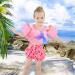 Kids Swim Vest - Toddler Floaties for Girls and Boys 20-50 lbs - Pink Mermaid Design with Water Wings and Shoulder Strap - Pool Float Jacket for Children Ages 2-6 - Buy Online on GoSupps.com