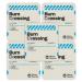 Rhino Rescue 4" X 4" Burn Dressing Burn Gel Cooling Soothing Cream Relief Burn First Aid Supplies (5)