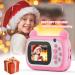 Instant Print Camera for Kids - Bearbrick Selfie Kids Camera with Zero Ink | Dual Lens | 1080P HD | 2.4 Inch | 1000 mAh | 3 Rolls Print Paper Camera for Girls Boys Age 3-12 Birthday Pink - Buy Online on GoSupps.com