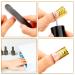 20 Reusable Nail Extension Forms - French Nail Tips for Manicure - Gold & Silver - Buy Online on GoSupps.com