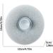 Exfoliating Bath Loofah Sponge with Suction Cup | Spa Pouf Shower Scrubber for Deep Cleaning | Body Dead Skin Remover | Rubbing Ball for Men and Women - Blue - Buy Online on GoSupps.com