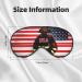 Buy Red Stripe Firefighter USA Flag Print Sleep Eye Mask - Soft Eye Cover for Travel & Naps | Perfect Gift for Men & Women - Buy Online on GoSupps.com
