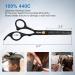 10 PCS Sirabe Hair Cutting Scissors Set - Professional Haircut & Thinning Scissors Kit with Comb, Cape, Clips - Black Hairdressing Shears for Barber, Salon & Home - Buy Online on GoSupps.com