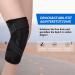 Kniebandage f r Frauen & M nner 2er Set Kniest tzen mit verstellbaren Riemen & Anti-Rutsch-Silikon f r Sport Arthritis Gelenkschmerzen Schwarz L - Buy Online on GoSupps.com
