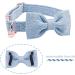 Buy Dogwong Adjustable Blue Dog Collar with Removable Fly | Comfortable Pet Collar for Small & Medium Dogs | Perfect Gift for Girls - Buy Online on GoSupps.com