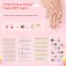 Obidodi 96pcs Kids False Nails Girls Press on Nails Short Full Cover Fake Nail Kits Kids Stick on Nails Girls Children Nail Design Decoration False Nails for Kids Kit - Buy Online on GoSupps.com