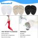 Metatarsal Pads for Women - 12Pcs High Heel Inserts for All Day Pain Relief - Gel Shoe Cushions for Metatarsal Foot Support - Anti-Slip and Reusable - Prevent Blisters and Calluses - 2 Black 2 Beige 2 Clear - Buy Online on GoSupps.com