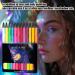 Glow Eye Liner 12 Colors High Pigmented Matte Colored Neon Eye Liners Pen | Waterproof Smudge-Proof Body Face Paint Makeup For Christmas - Buy Online on GoSupps.com